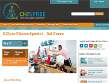 Tablet Screenshot of chi-spree.com